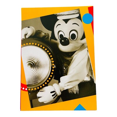 Disney MGM Studios Park Pre-Opening Advertisement Tri-Fold Brochure Mickey 1988