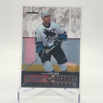 1996 Leaf Limited Bash the Boards Owen Nolan San Jose Sharks
