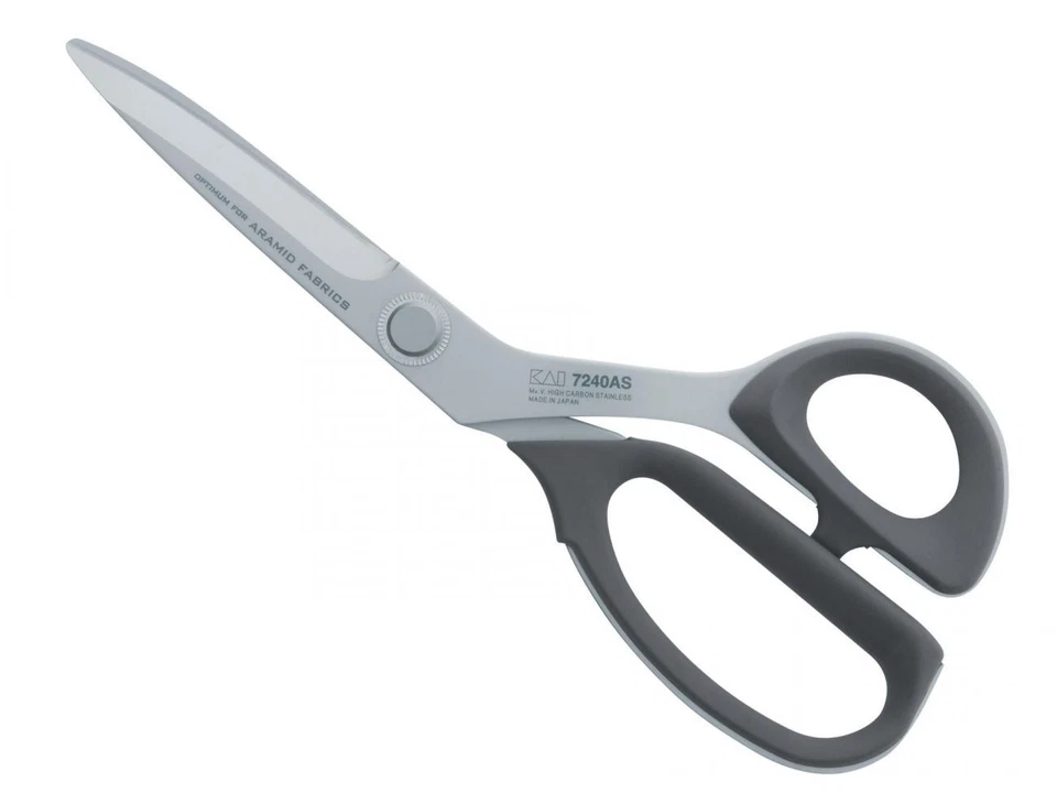 KAI 7240AS Aramidschere Schneiderschere Stoffschere schwarz mattiert 24 cm