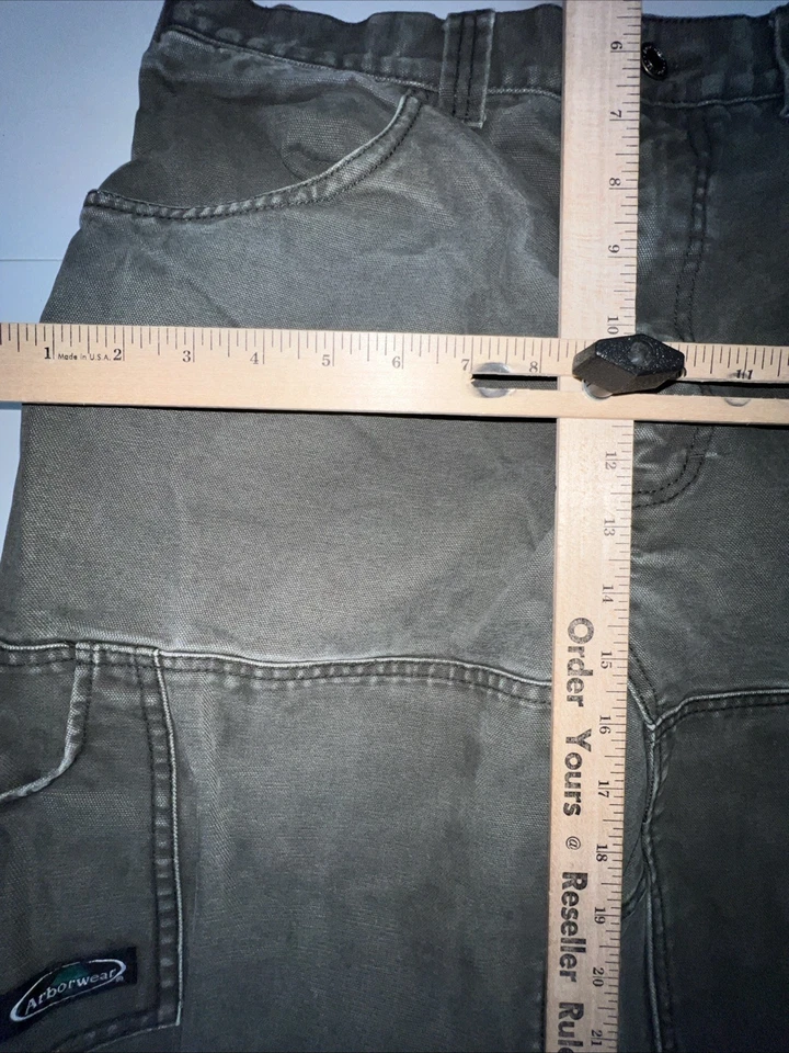 Pantalones Arborwear Original Tree Climbers Verde 34x34 100% Algodón Foto 4 de 4