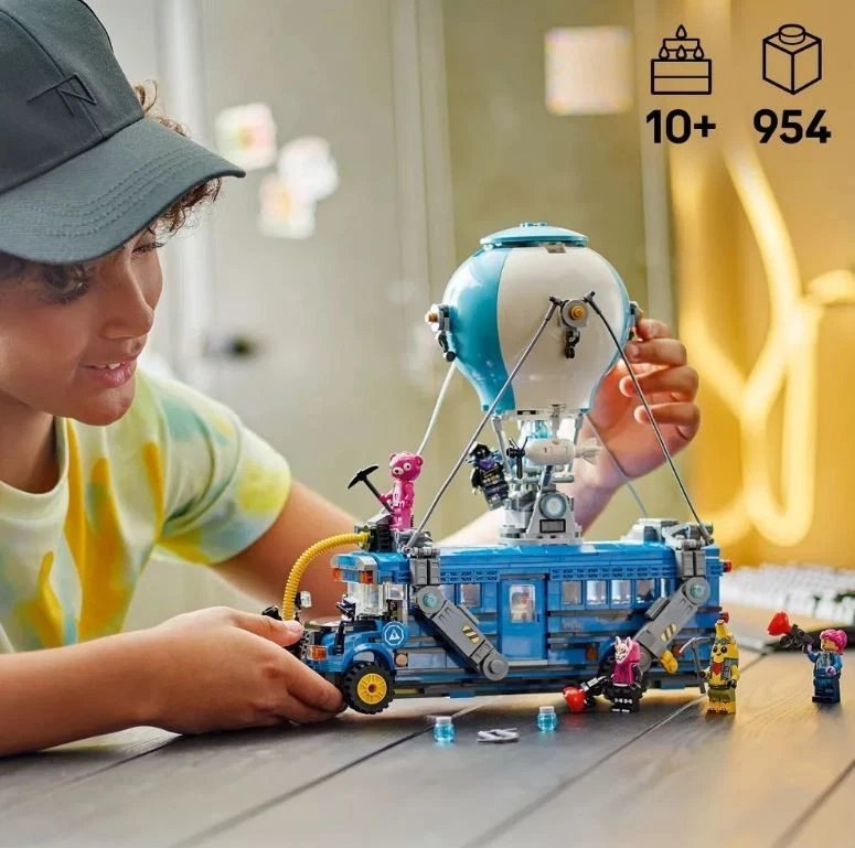 [FASH SALE] LEGO Fortnite Battle Bus 77073 Collectible Building Toy Set - Image 3 of 4