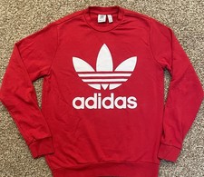 EUC Adidas Originals Trefoil Logo Crewneck Sweatshirt Youth 18-20 XL Shirt