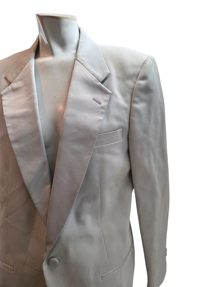 Christian Dior Monsieur Men's Blazer 40R Ivory Tuxedo Le Soir Evening Dinner - Image 2 of 4