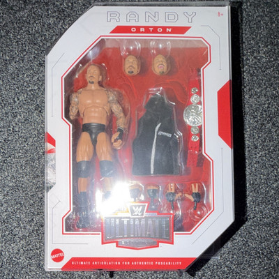 Mattel WWE Ultimate Edition Randy Orton Action Figure w/ Belt Jacket Head Hands