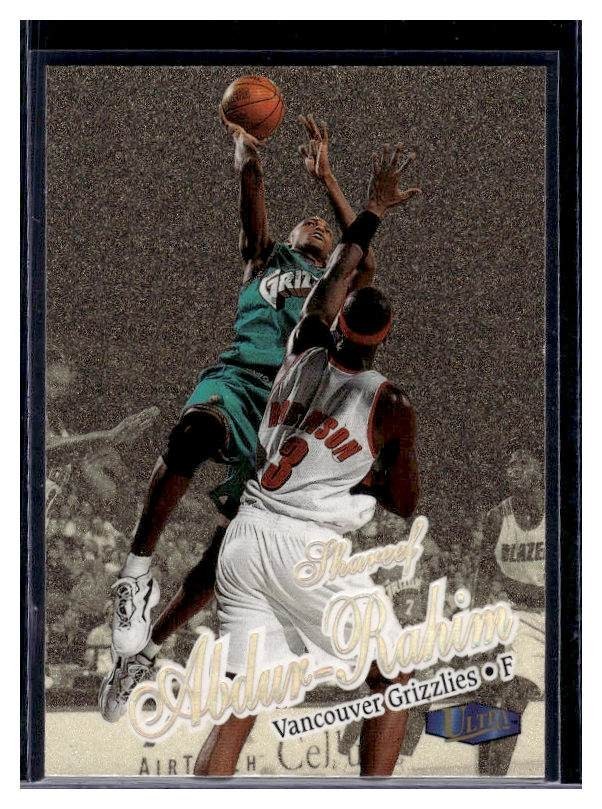 1997-98 Fleer Ultra Shareef Abdur-Rahim #37G Gold Medallion Vancouver Grizzles