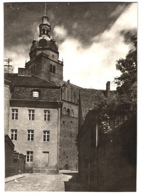 Fotografie W. Apel, Berlin, Ansicht Brandenburg / Havel, Kirche St. Katharinen 