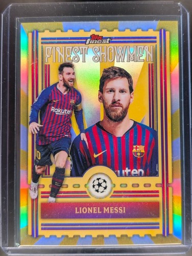 2025-26 Topps Finest UEFA Club Competitions Finest Showmen LIONEL MESSI