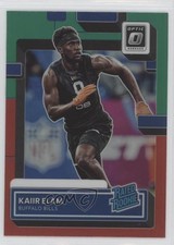 2022 Panini Donruss Rated Rookie Optic Preview Red & Green Prizm Kaiir Elam 1u6