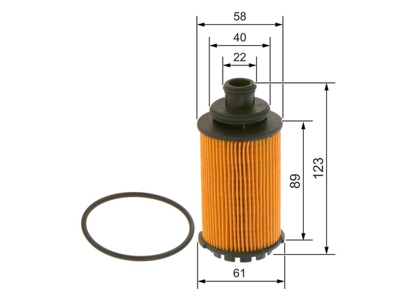 Bosch ÖLfilter Opel Antara L07 Cascada W13 Insignia Z18 G09 Zafira P12-image
