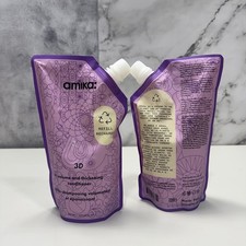 2 Pack amika: 3D Volume and Thickening Conditioner 16.9 Fl Oz Each Refill