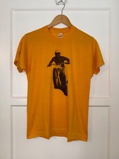 80s Vintage Steve McQueen Husqvarna Motocross MX Motorcycle T-Shirt size S