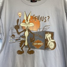 Harley Davidson Looney Tunes T Shirt 2018 Men's L Wild E Coyote Kentucky