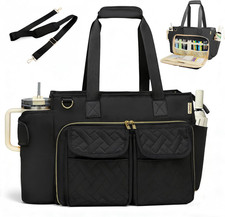 Teacher Tote Bag for Women, 15.6 Inch Laptop Work Utility Bag, Soft Nylon Teache