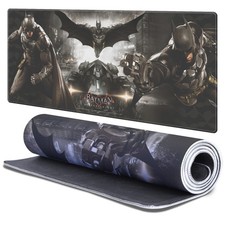 OFFICIAL BATMAN ARKHAM KNIGHT GRAPHICS GAMING DESK PC KEYBOARD MOUSE MAT PAD