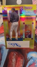 2022 Leaf Vivid Painting Corners  Autograph #PC-RS1 Royber Salinas /50