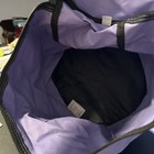 ArtBin Yarn Drum Portable Poly Canvas Carry Tote Bag Purple, Strap Included — photo 3