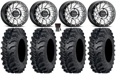 Raceline Squad Bdlk 15'' Wheels Si +10mm 30'' MT911 Tires Can-Am Defender