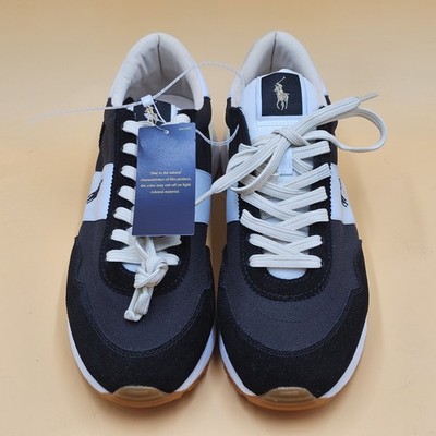 Polo Ralph Lauren 89 Trainers Black/White Shoes Size 10.5 | eBay