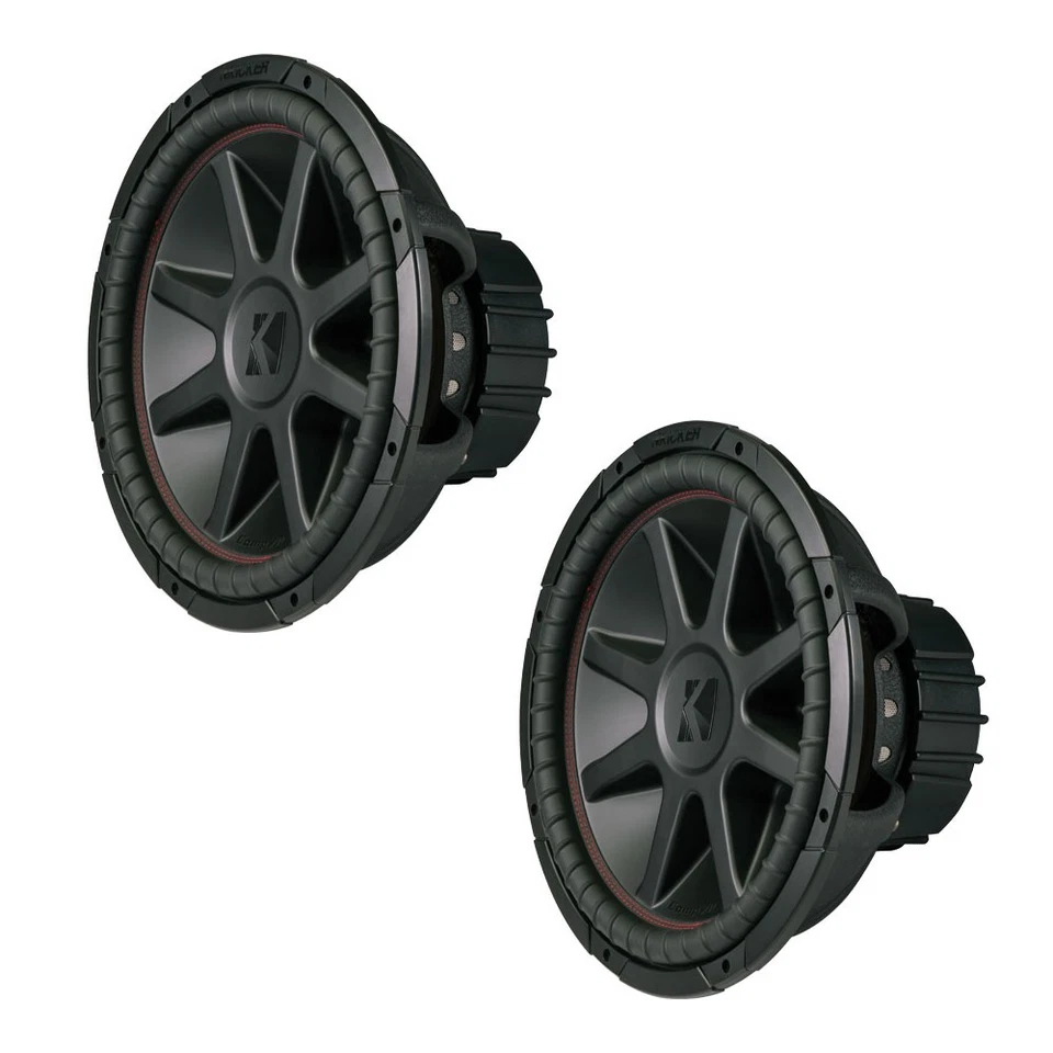 (2) Kicker 43CVR154 Comp VR Car Audio Suwboofer Dual 4 Ohm 15" Sub CVR15 Pair - Image 1 of 4