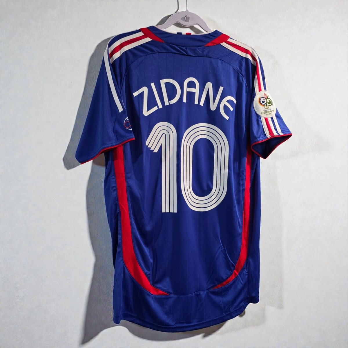 FRANCE HOME World Cup 2006 - Football Soccer - ZIDANE # 10 - LARGE