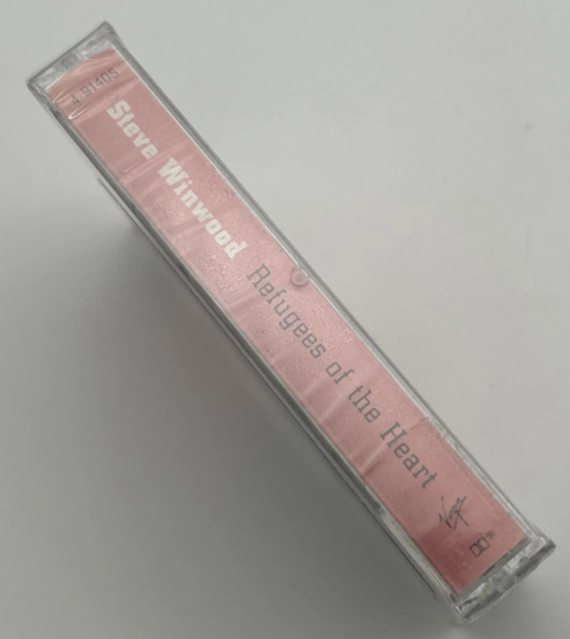 Sealed STEVE WINWOOD "Refugees Of The Heart" Cassette Tape 1990 Hype Sticker - Image 3 of 3