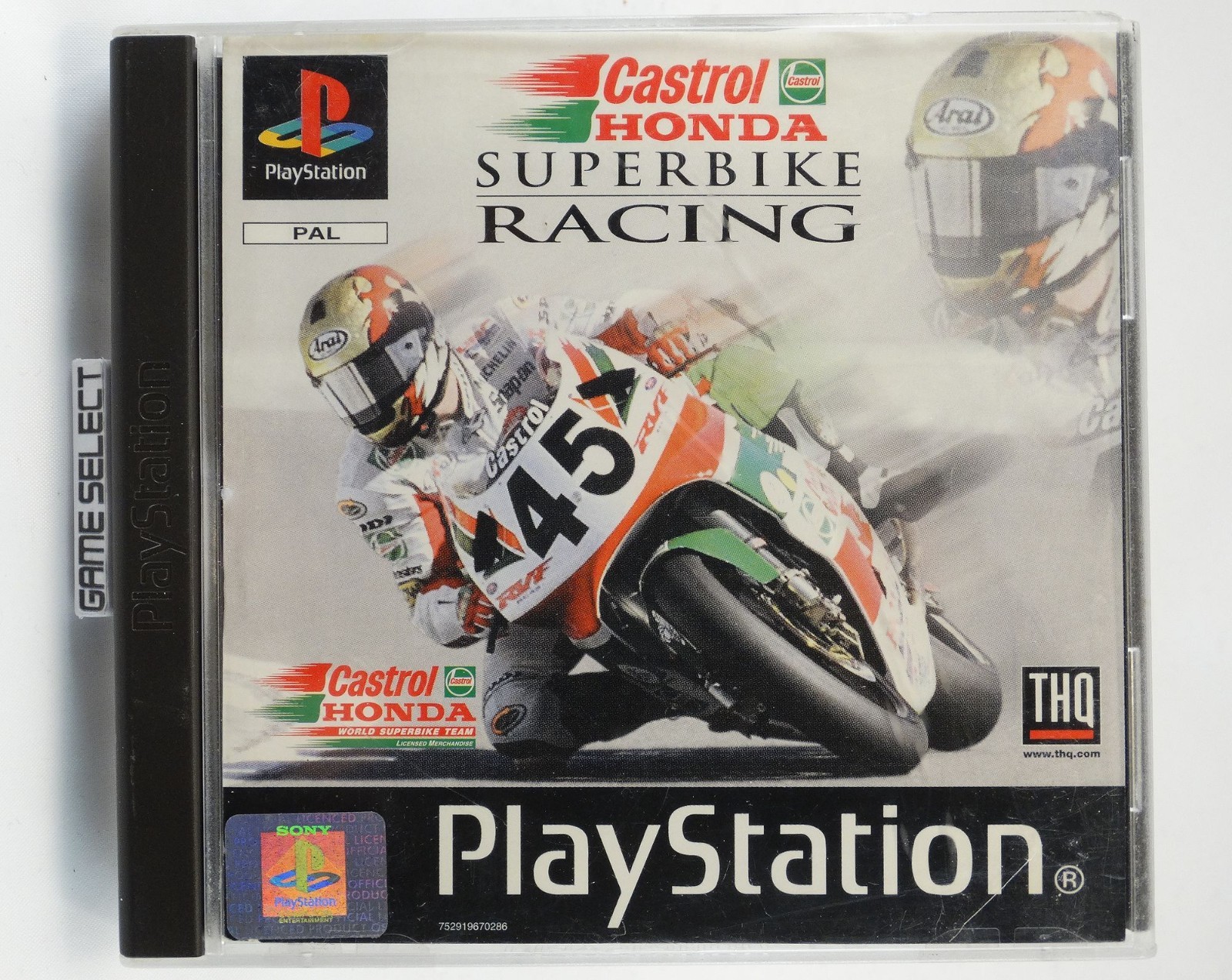 Castrol Honda Superbike Racing Playstation 1 PS1 PS2 PS3 PAL Original