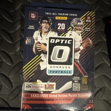 2024 Panini Donruss Optic NFL Football Trading Cards Hanger Box