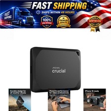 Crucial X10 Pro 1TB Portable External SSD USB-C 2100MB/s Black