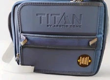 Titan Expandable Lunchbox with Ice Walls Navy Blue New W Tags Nwt