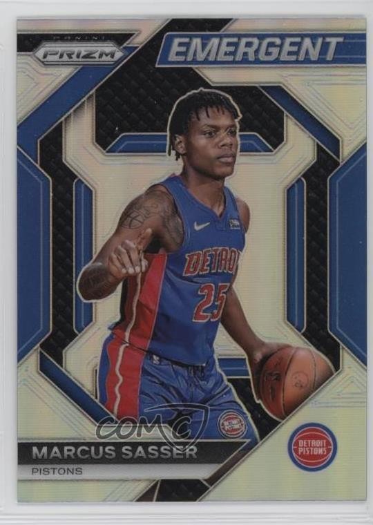 2023-24 Panini Prizm Emergent Silver Prizm Marcus Sasser #1 Rookie RC 18wd