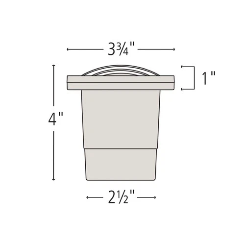 Hinkley Lighting 16704 12v 20w Solid Brass 4" Diameter Landscape - Bronze - Picture 3 of 4