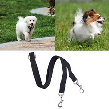 Dog Walker Dual Double Leash Nylon Tow Rope Adjustable Splitter