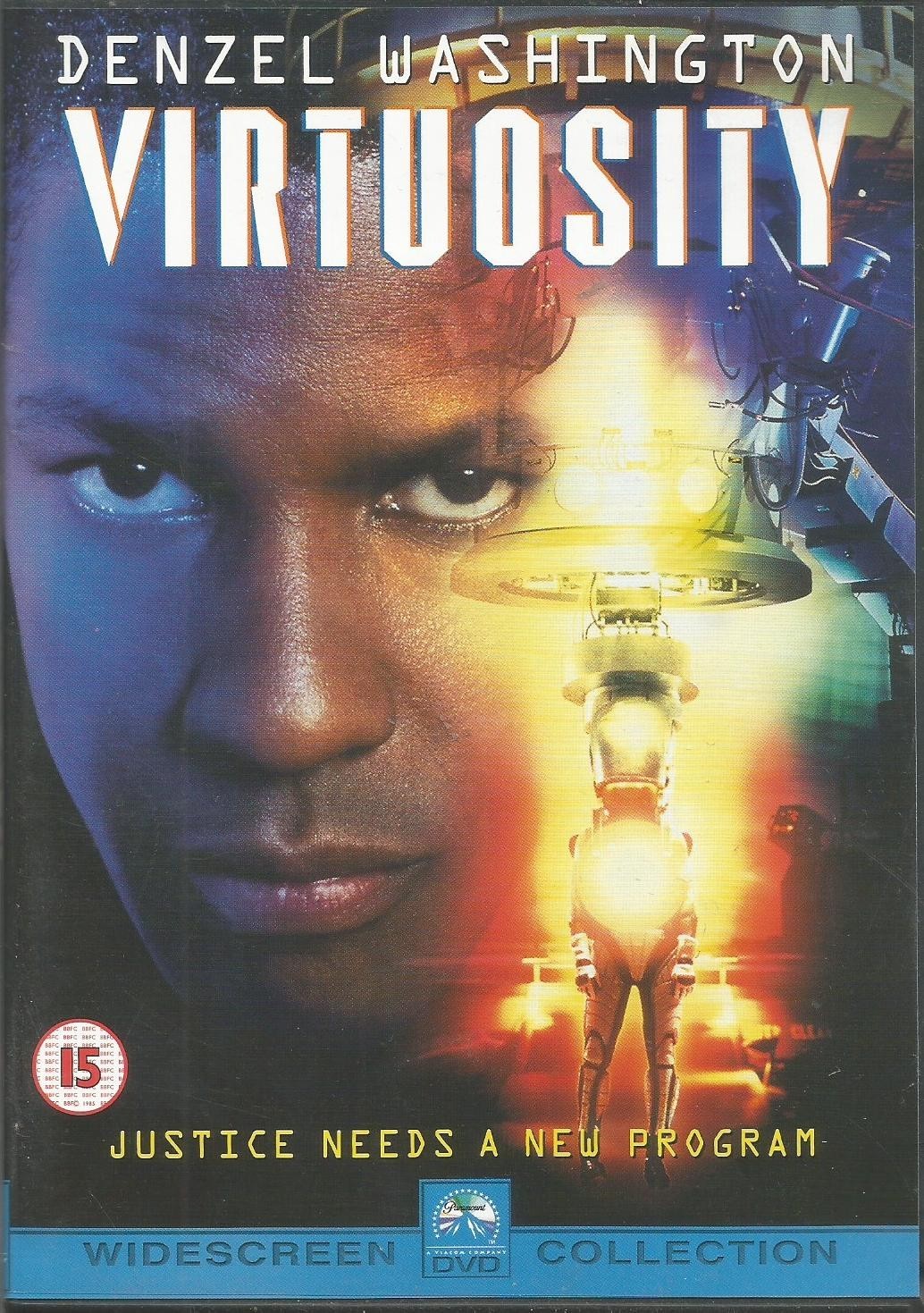 Virtuosity DVD Denzel Washington Russell Crowe sci-fi