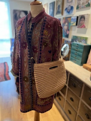M&S WOVEN STRAW CROSSBODY BAG NEVER USED, SUPERB CONDITION! - Image 1 of 4