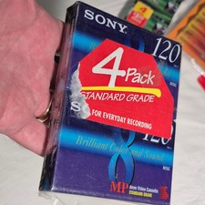 2 new Sony MP 120 8mm tapes and 1 TDK HS120
