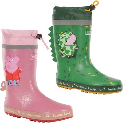 Regatta Kids Peppa Pig Puddle Outdoor Wellington Boots Rain Boots Wellies