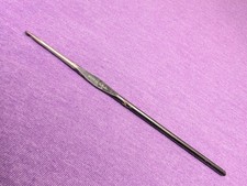 Vintage Boye Black Steel Crochet Hook Made in USA 1942 collectable