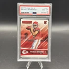 2017 Panini R & S #201 Patrick Mahomes II Chiefs RC Rookie PSA 10 GEM MINT