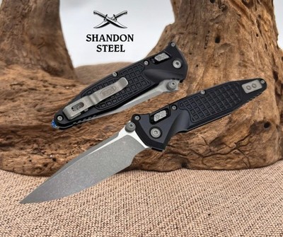 Microtech Socom Ram-Lok w/ Aluminum Frag Handles & S/E Apocalyptic M390MK