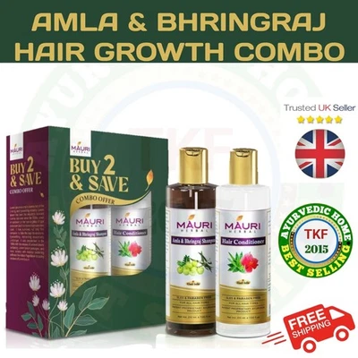 Khadi India Amla & Bhringraj Shampoo & Conditioner Hair Growth Combo UK