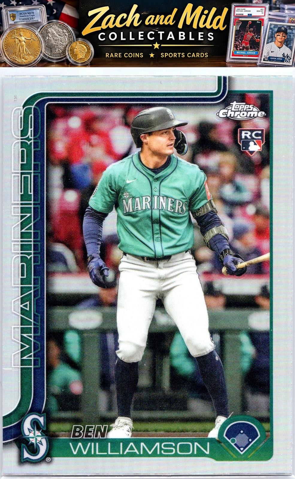 Ben Williamson 2025 Topps Chrome Update FREE SHIPPING! b62