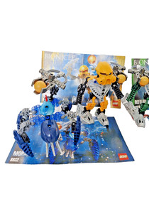 LEGO Bionicle Matoran Of Mahri Nui Dekar Defilak Morak Thulox 8929 8930 8931 893