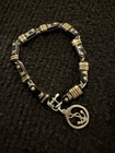 Vintage WW2 Sweetheart Bracelet, Naval Epaulets Supply Ensign Thru Admiral NAVY — photo 8