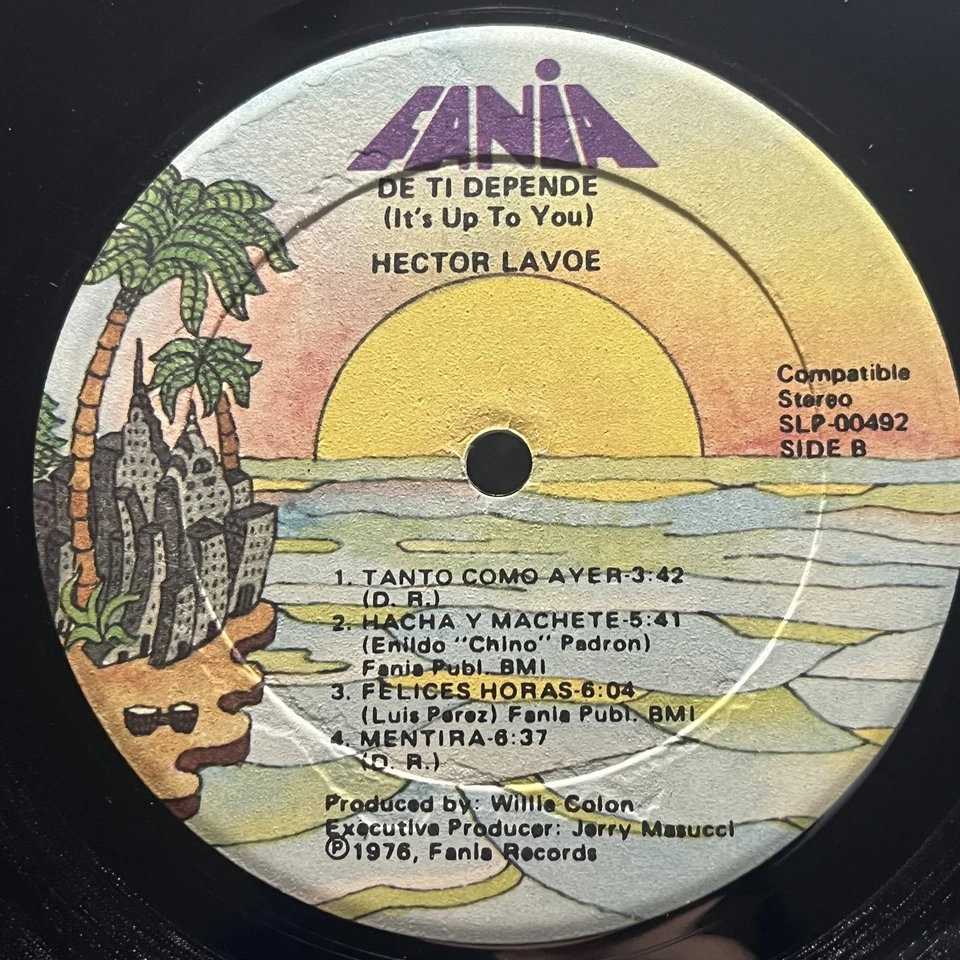 Latin Hector Lavoe - De Ti Depende Fania Records, Fania Records - Image 4 of 4