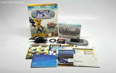 Sony PSP 3000 Ratchet & Clank Limited Edition Bundle Mystic Silver