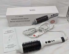 BondiBoost Infrared Thermal Brush - Heated Round Styling Brush - White