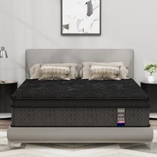 14" California King Mattress Memory Foam & Pocket Springs Medium Firm Mattress