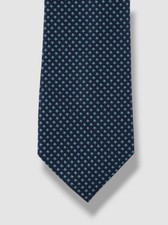 Tommy Hilfiger Men's Blue Multi Stare Self-Tied Silk Neck Tie Size 60 x 3.25