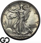 1939-D Walking Liberty Half Dollar, Choice BU++
