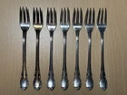 Modern Victorian by Lunt Sterling Silver Cocktail Fork 5 3/4" Vintage Silverware